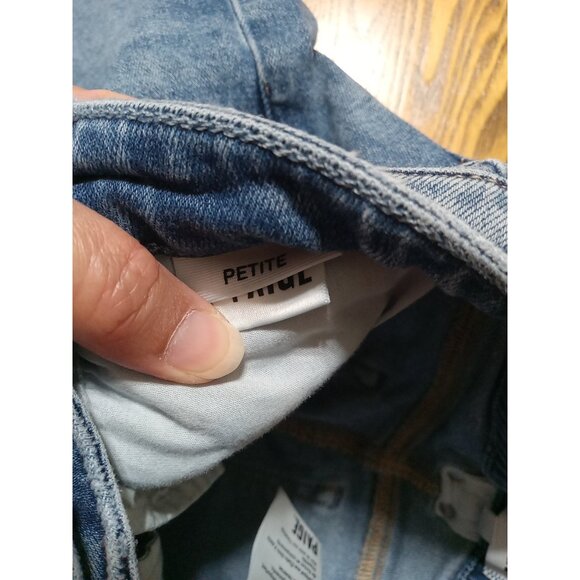 PAIGE Womens Jeans 24P BLUE FLARE FLARED Preowned Work Casual SHEA Distressed - Picture 9 of 12